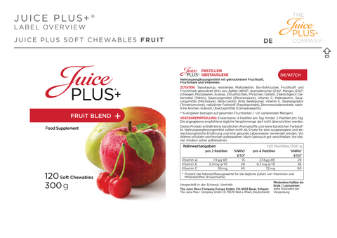 Fruit & Vegetable Blend Chewables (Healthy Starts 4-12)